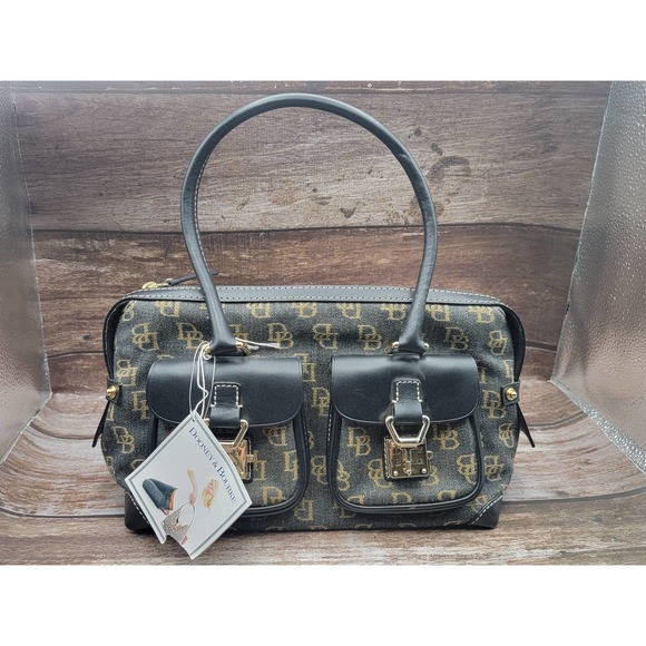 NWT Dooney and Bourke gray signature satchel - Picture 1 of 8
